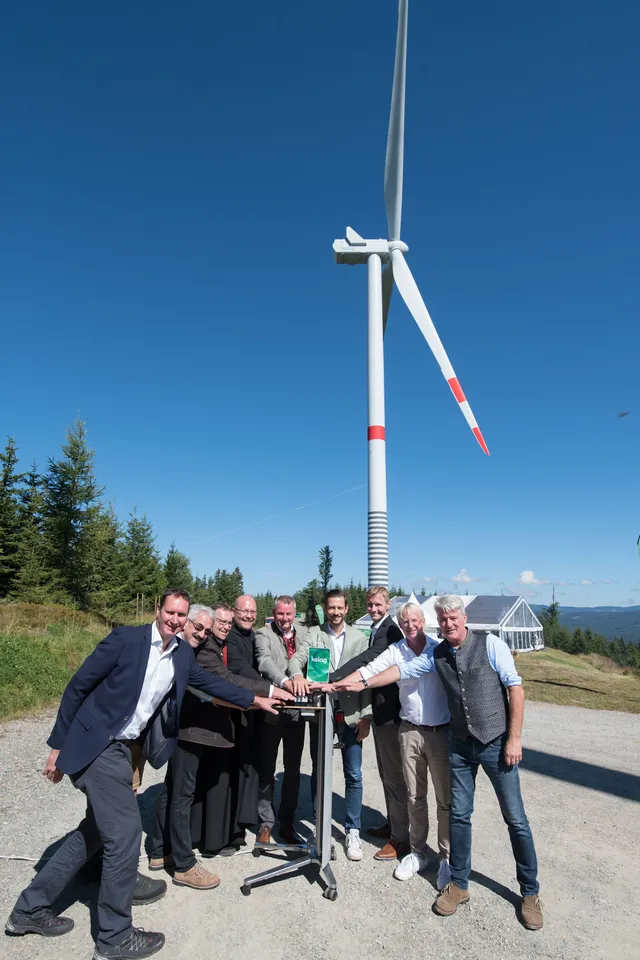 Erster Kärntner Windpark eröffnet