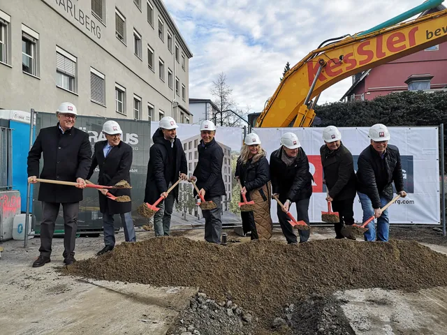 Spatenstich für die nachhaltige Immobilie „S’Bärahus“ in Feldkirch