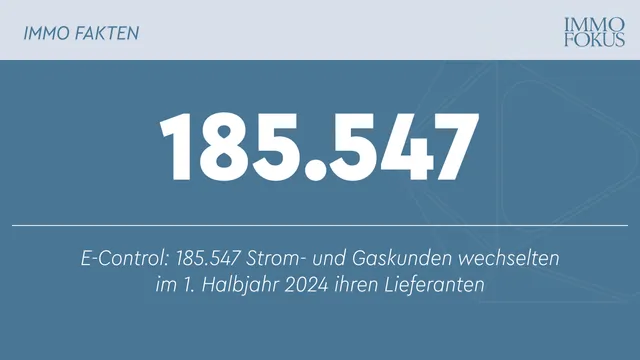 Immehr mehr Strom- und Gaskunden wechseln Lieferanten