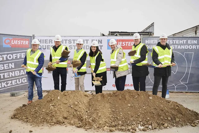 Spatenstich für neuen Quester-Standort