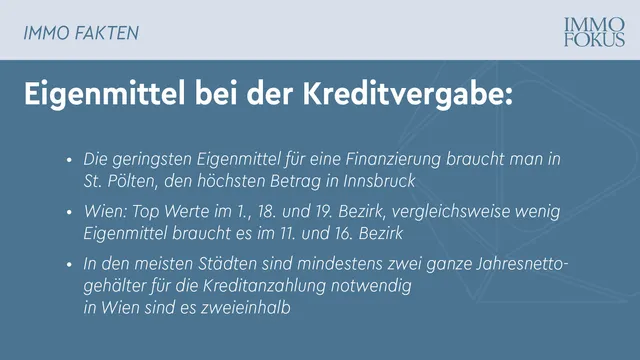 Wie viel Erspartes braucht es für einen Wohnungskauf?