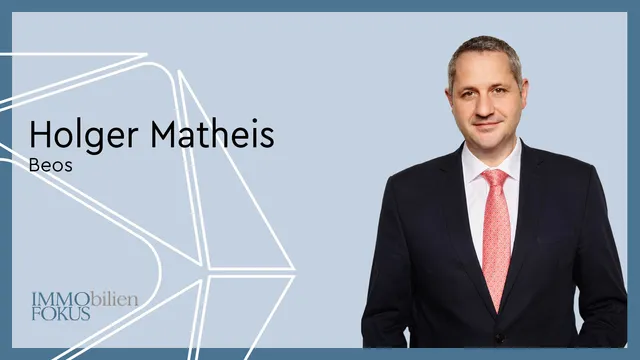 Vorstand Holger Matheis spricht für Beos