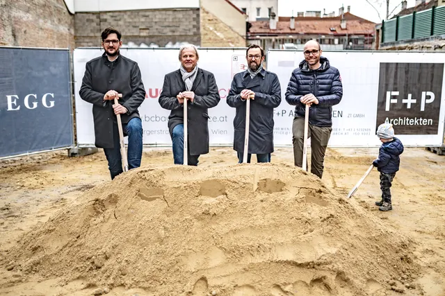 WINEGG: Verkaufsstart und Spatenstich für nachhaltiges Wohnen beim Yppenplatz.