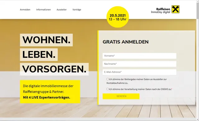 Raiffeisen startet ImmoDay digital