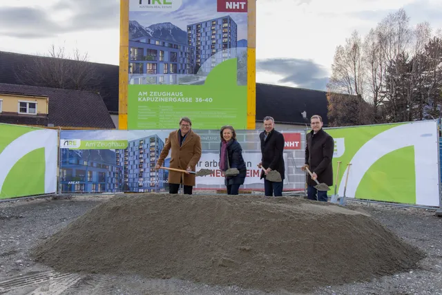 Spatenstich für Wohnquartier am Zeughaus in Innsbruck