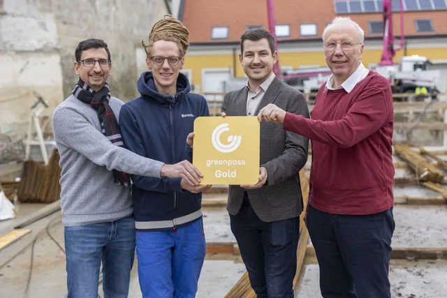 Greenpass Gold-Zertifikat für Immoprojekt im Herzen Mödlings