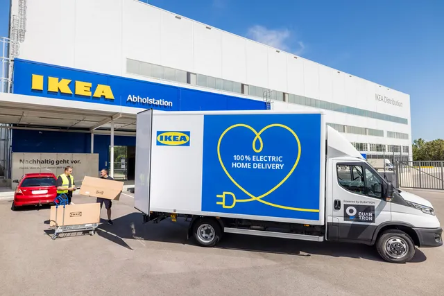 Ikea geht mit einer eigenen Elektrofahrzeugflotte an den Start