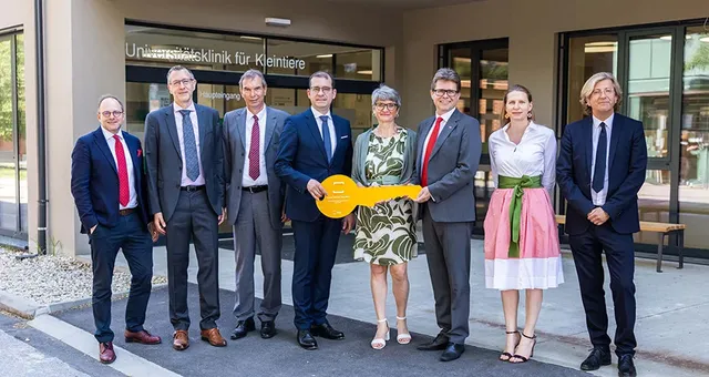 BIG eröffnet neue Universitätsklinik für Kleintiere der Vetmeduni