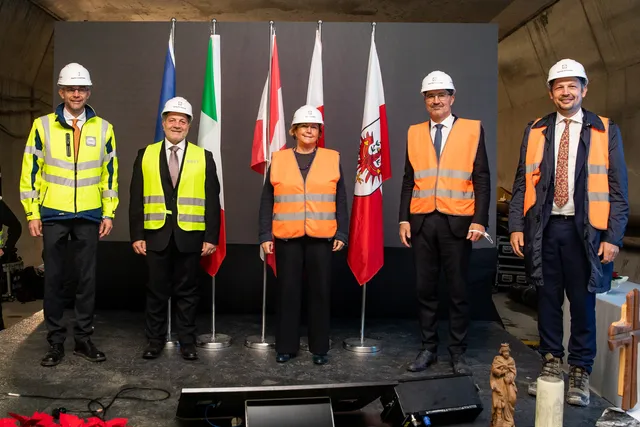 Brenner Basistunnel erreicht Staatsgrenze