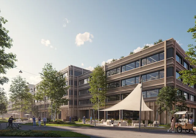 Timber Factory: Vertriebsstart für Münchens ersten Gewerbe-Campus in Holz-Hybrid-Bauweise