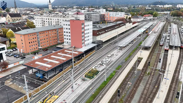 Leyrer + Graf: Umbau des Villacher Hauptbahnhofs schreitet voran