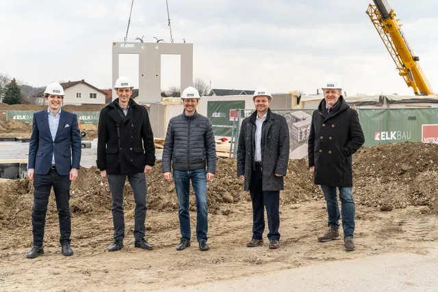 Hochbau-Beginn bei Wohnpark Ober-Grafendorf