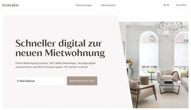 Digitale Wohnungsvermarktung