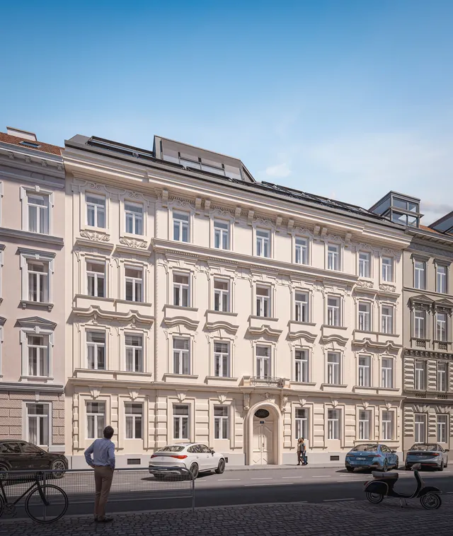 Verkaufsstart für historischen Stilaltbau im Servitenviertel