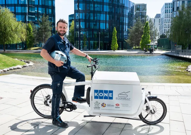 Mit dem E-Bike zum Lift-Service: