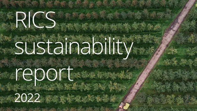 RICS Sustainability Report 2022