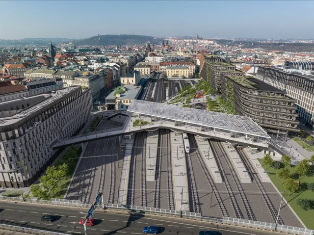 STRABAG erhält Auftrag für Umbau des Prager Masaryk-Bahnhofs