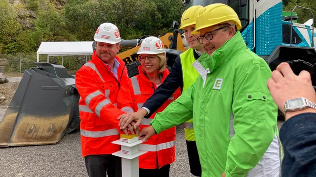 Wasserstoffbetriebener Radlader wird in der Steiermark getestet