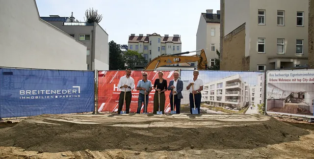 BIP Immobilien Development: Spatenstich für Wohnprojekt im 3. Bezirk